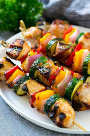 grilled en kabobs dinner at the zoo