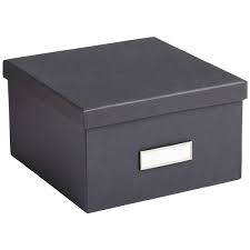 Great savings & free delivery / collection on many items. Photo Boxes Bigso Graphite Stockholm Photo Storage Box The Container Store