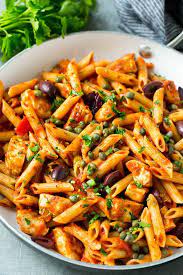 Chicken Pasta Puttanesca Recipe Chicken Pasta Recipes Healthy Pasta Recipes Chicken Pasta Recipes