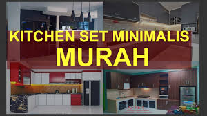 Rak dinding minimalis dekorasi rumah hiasan serbaguna melayang tempel. Kitchen Set Minimalis Murah Youtube