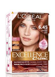 L Oreal Paris Excellence Creme Sac Boyasi 6 45 Sicak Bakir Kahve Kagan Parfumeri Kozmetik Ve Ic Giyim