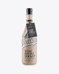 Download Wine Bottle In Kraft Paper Wrap W Label Mockup In Bottle Mockups On Yellow Images Object Mockups Bottle Mockup Kraft Paper Wrapping Mockup Free Psd PSD Mockup Templates