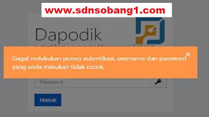 Berikut ini panduan cara registrasi my sapk bkn 2021 melalui aplikasi website. Solusi Gagal Login Pada Sp Datadik Aplikasi Dapodik 2022 Sdn Sobang 1