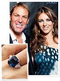 Elizabeth Hurley S Sapphire Engagement Ring Engagement Rings Sapphire Sapphire Engagement Ring Blue Celebrity Engagement Rings