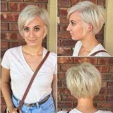 Thin Straight Hair Short Hair Styles Easy Blonde Pixie Haircut
