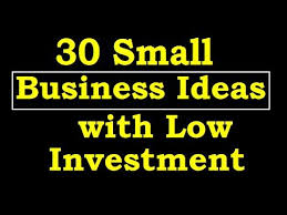 30 Small Business Ideas With Low Investment Http Insideminnesotatoday Com 30 Small Business Ideas With Low Inv Investment Business Ideas Investing Business