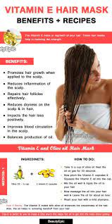 Vitamin e supplement benefits for hair. Vitamin E Hair Mask Benefits Hair Mask Recipes Vitamin E Hair Hair Vitamins Hair Loss Remedies