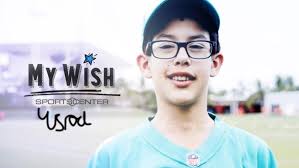 My Wish: Yisroel Weberman hangs out with the Miami Dolphins for a day