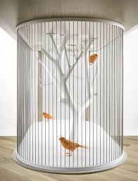 Modern Birdcage Design Also Doubles As A Table Cage Table Bird Cage Modern Console Tables