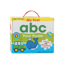 Melissa & doug alphabet giant cardboard floor puzzle (36 pcs). Jg Kids My First Abc Floor Puzzle 48 Pieces Walmart Com Walmart Com