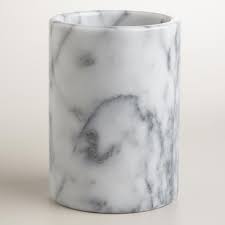 White Marble Utensil Crock Ikea Hacks Kitsch Ikea