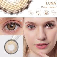 LUNA Sweet Brown Prescription 6 Months Contact Lenses