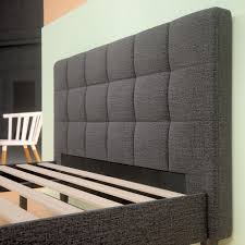The zinus upholstered square stitched platform bed. Zinus Grey Lottie Upholstered Square Stitched Platform Bed Frame With Wooden Slats 5 Year Warranty Walmart Canada