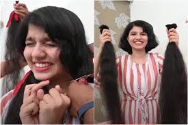 The worst part is the bottom part looks unnatural and is like he added hair extensions. Teenage Rapunzel With World S Longest Hair At Over 6ft Finally Gets It Cut After 12 Years