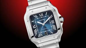 The New Santos Cartier Santos De Cartier Blue Dial Wssa0013 Youtube