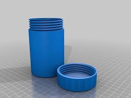 You Screw The Cap Onto The Container And Then You Have A Container Container 3d Printing Bottle