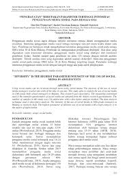 Kalangan remaja sangat meresahkan dan mengganggu (dhanang, 2010). Https Jurnal Unimus Ac Id Index Php Jkj Article Download 5931 Pdf