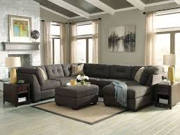 Alba Large Modern Gray Microfiber Living Room Sofa Couch Chaise Sectional Set New Minimalist Living Room Living Room Furniture Sofas Living Room Decor Cozy