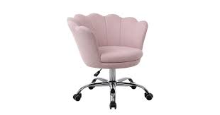 Dara beige swivel desk chair. Modern Linen Fabric Office Chair Shell Chair Adjustable Swivel Comfy Upholstered Desk Chair Pink Matt Blatt