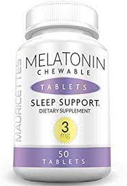 Amazon Com Melatonin 3mg Chewable Tablets Unflavored Sleep Aid For Fast Sleep Support 50 Count Mauricett Sleep Support Melatonin Chronic Sleep Deprivation