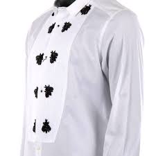 Метод изучения английского по джазовым напевам, jazz chants. Dolce Gabbana Tuxedo Shirt With Bee Embroidery White Fashion Rooms