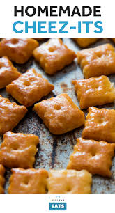 Homemade Cheez Its Recipe Recipe Recipes Vegan Recipes Beginner Halloween Food Appetizers
