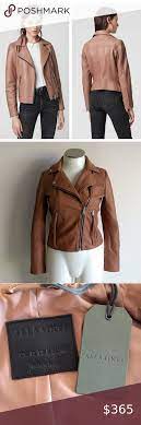 Allsaints Dalby Vintage Rose Pink Biker Jacket 8 Pink Biker Jacket Biker Jacket Clothes Design