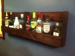 Pallet Liquor Shelf Liquor Shelf Rustic Wine Racks Scrap Wood Projects