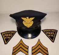 Vintage Wheeling West Virginia Police Department Sergeant Hat And  Shoulder...