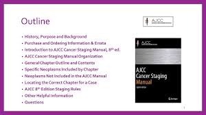 how to use the ajcc cancer staging manual 8th edition ppt