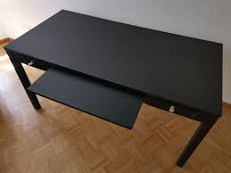 Schreibtisch (ikea gustav) schwarzbraun 110x60x74 ( 11) cm. Schreibtisch Schwarz Ausziehbar Kaufen Auf Ricardo