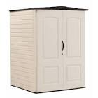 4 ft. 4-inch x 4 ft. 8-inch Medium Vertical Plastic Shed FG5L2000SDONX Rubbermaid