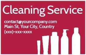 We clean your clock and everything else. Cleaning Business Card Templates That You Can Edit In Minutes