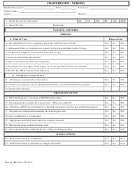Nursing Chart Review Template Download Printable Pdf Templateroller