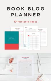 Book Blog Planner Kit Blog Organizer Book Blogger Blog - Etsy