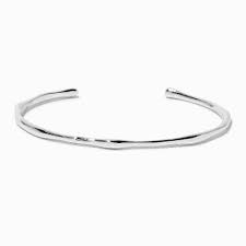 Francesca's Teresa Thin Textured Cuff Bracelet