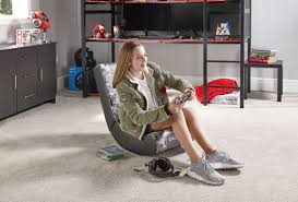 Its arch allows the user to rock gently while sitting. Xrocker Video Rocker Camo Nordic Game Supply