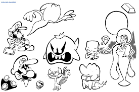 Gadd in his experiments with ghosts, but once the dark moon shattered they turned on him. Luigi Manison 3 Coloring Pages Free Coloring Pages
