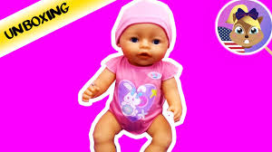 Measuring from 30cm to 43cm, the baby born dolls with their soft vinyl bodies and numerous functions, most of which do not. Zapf Creation Baby Born Interactive Doll Babygirl Unboxing Youtube