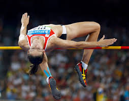 Een sprong over 2m05 volstond om blanka vlasic af te houden. Tia Hellebaut Wins Belgium First Gold Medal