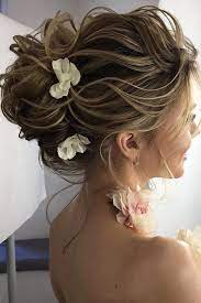 Classical Wedding Hairstyles High Curly French Twist On Blonde Hair Lenabogucharskaya Via Instagram Hair Styles Classic Wedding Hair Bridal Hair