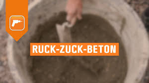 Ruckzuck Beton Mischen Und Verwenden Obi Youtube