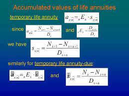 When the annuitant dies, the contract ceases unless it contains a guarantee period. Chapter 8 Life Annuities Basic Concepts Commutation Functions