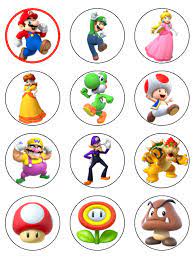 18 pcs super mario bros toy figures set luigi toad yoshi cake toppers party giftfrom $18.99. Super Mario Mix Characters Cupcakes Topcake Ireland