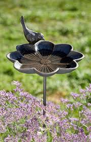 Vogeltranke Gartenstecker Gartenstecker Garten Keramik Blumen