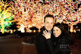 Zoo Lights Engagement Chicago Photography Chicago Engagement Proposal Photography
