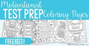 1 x pdf file (4 bookmarks) • sheet size: Test Prep Coloring Pages Motivational Quotes For Testing