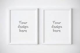 Set Of 2 Frame 11x14 White Frame Mockup Digital Etsy In 2020 Frame Mockups Mockup Design Mockup Free Psd