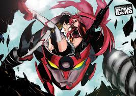 Simon and Yoko coloured by Turuhuha | Gurren laggan, Anime, Gundam