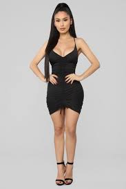 Shanghai Ruched Dress Black Sleeveless Dress Summer Fashion Ruched Dress